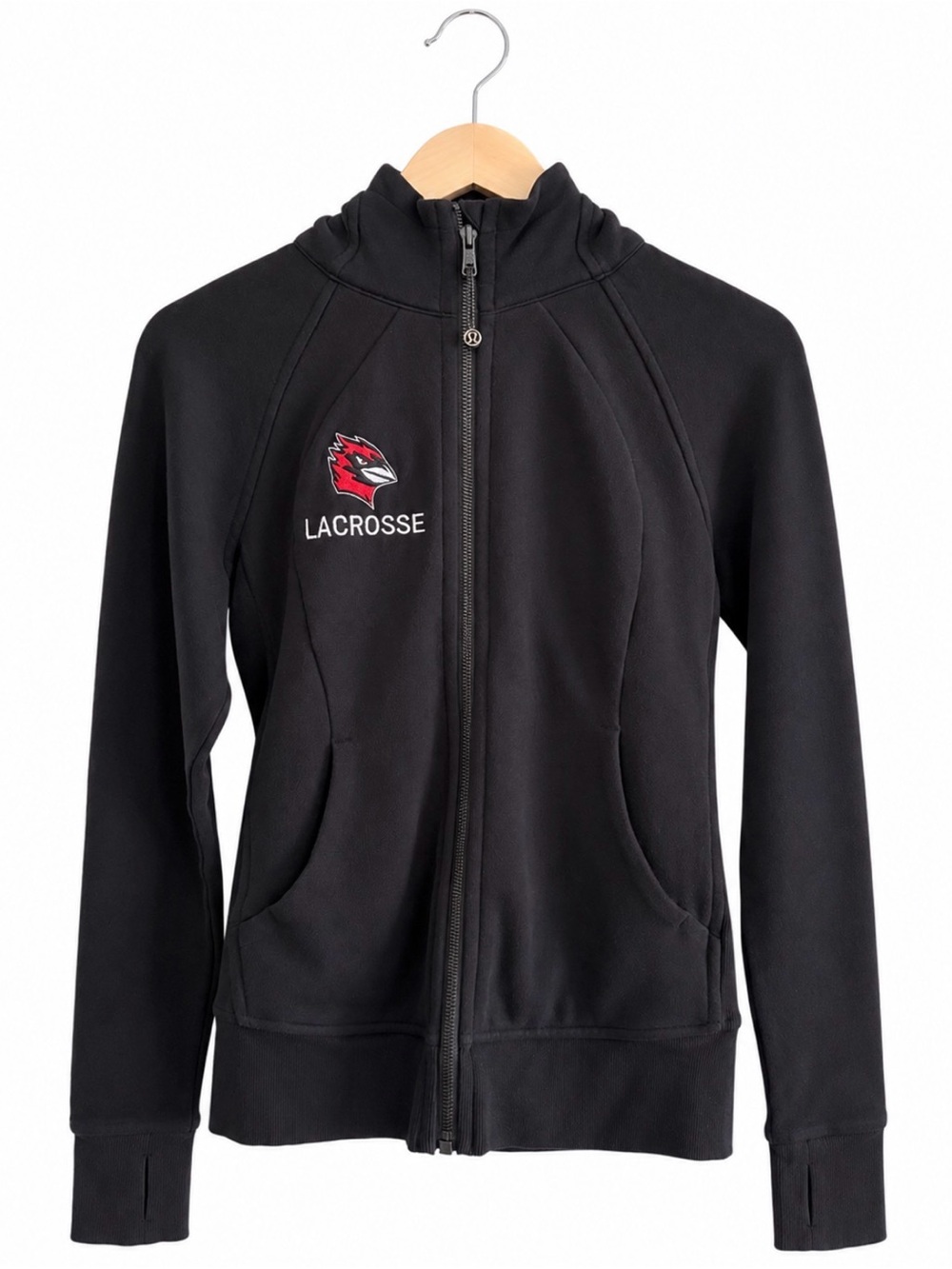 Lululemon Scuba Full Zip Hoodie Black Sz 4